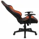 Игровое кресло  "GT Racer GM-100", две подушки, экокожа, черное/оранжевое, 531925. Фото товара с разных ракурсов.