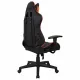 Игровое кресло  "GT Racer GM-100", две подушки, экокожа, черное/оранжевое, 531925. Фото товара с разных ракурсов.