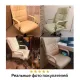 Кресло руководителя Space EX-508, экокожа, хром, бежевое. Фото товара с разных ракурсов.