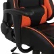 Игровое кресло  "GT Racer GM-100", две подушки, экокожа, черное/оранжевое, 531925. Фото товара с разных ракурсов.