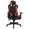 Игровое кресло  "GT Racer GM-100", две подушки, экокожа, черное/оранжевое, 531925 главное фото в маленьком размере