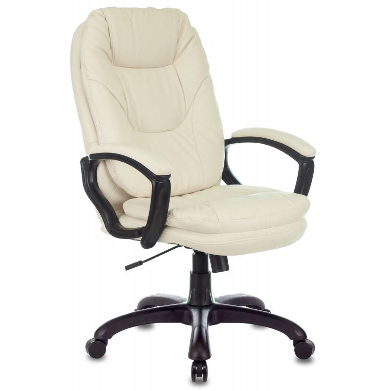 Кресло руководителя Бюрократ CH-868N слоновая кость OR-10 искусственная кожа крестовина пластик главное фото